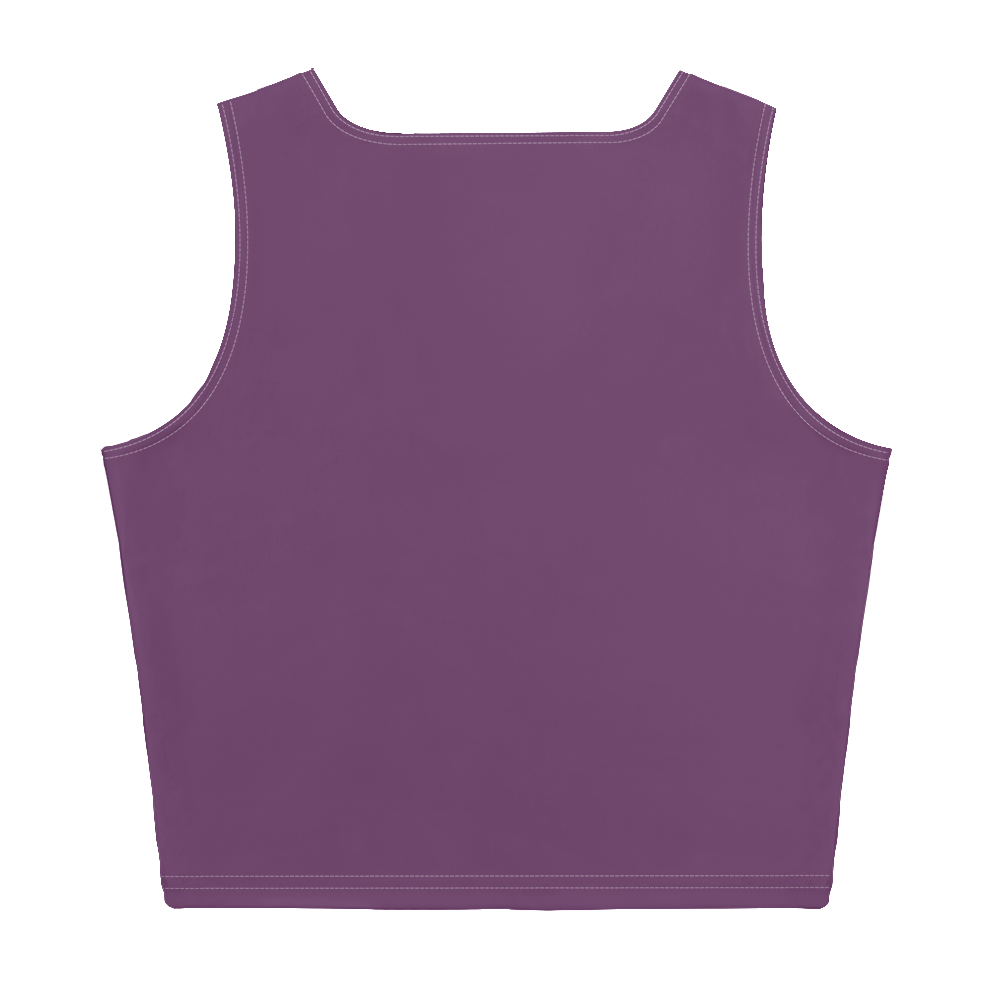 Michigan Upper Peninsula Crop Tank (w/ UP Outline) | Plum