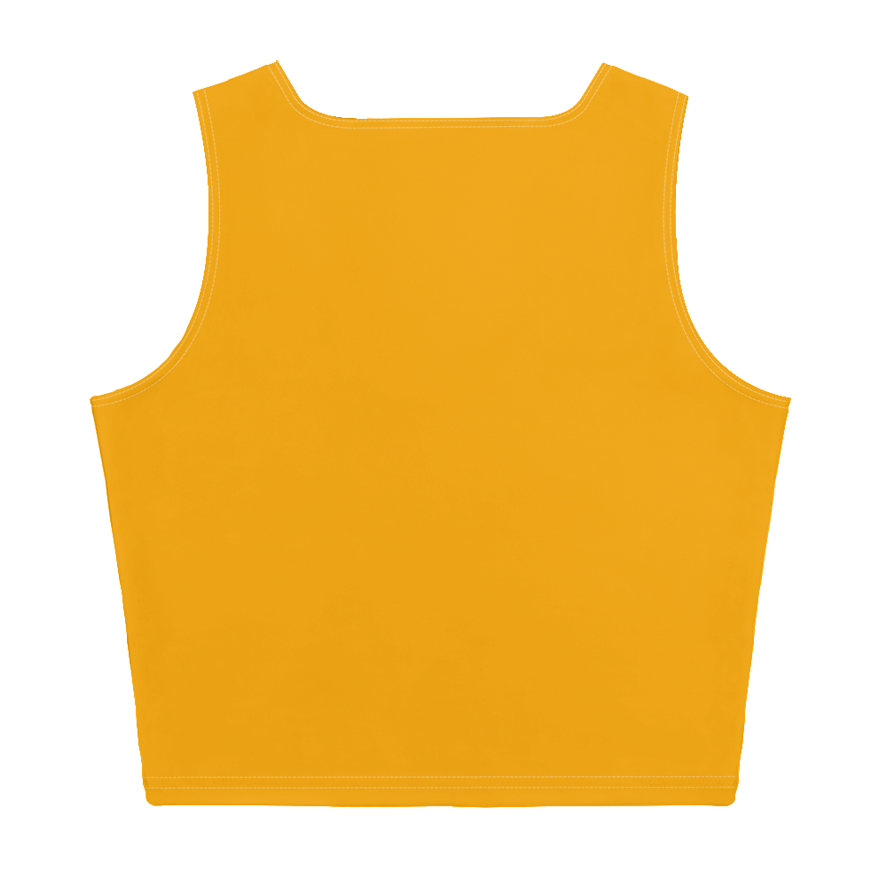 Michigan Upper Peninsula Crop Tank (w/ UP Outline) | Birch Leaf Orange