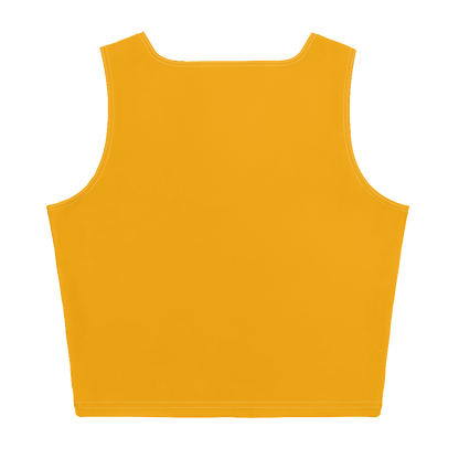 Michigan Upper Peninsula Crop Tank (w/ UP Outline) | Birch Leaf Orange