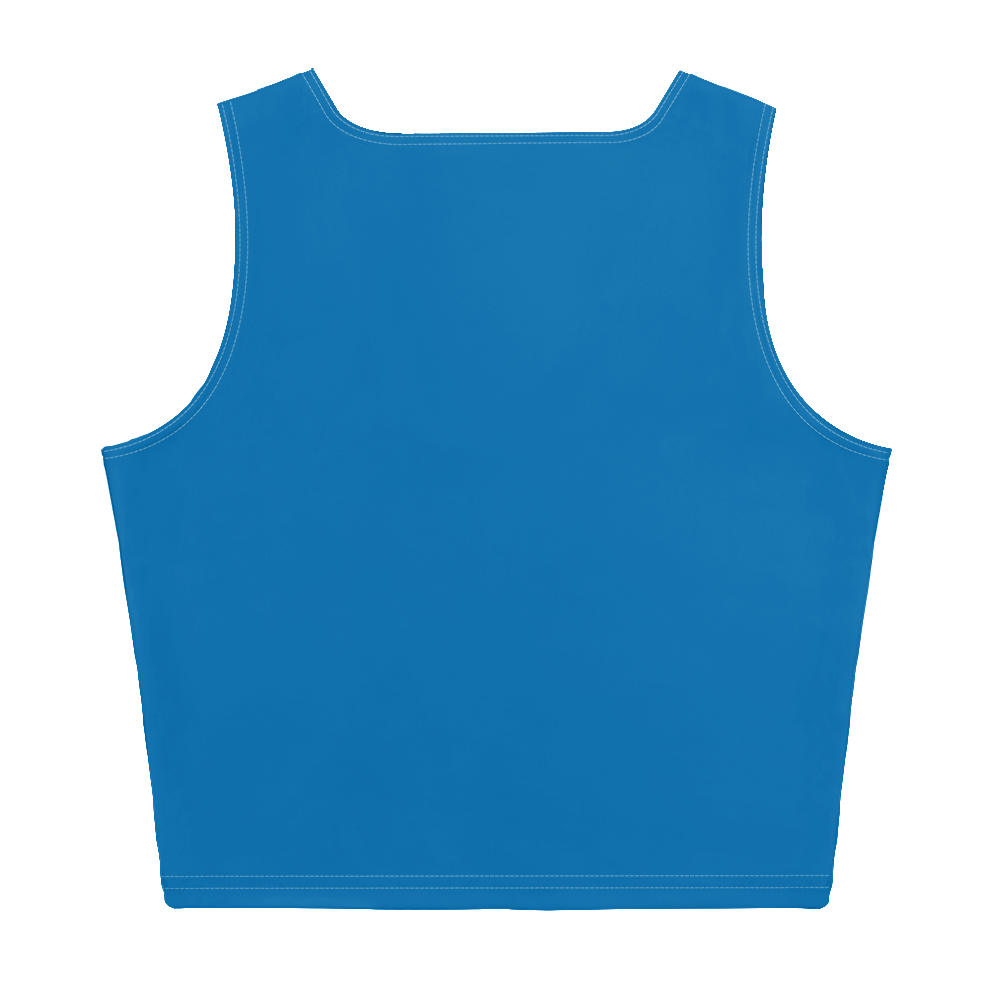 Michigan Upper Peninsula Crop Tank (w/ UP Outline) | Azure