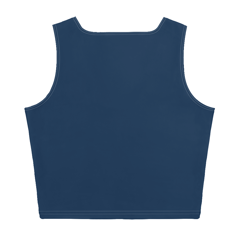 Michigan Upper Peninsula Crop Tank (w/ UP Outline) | Navy