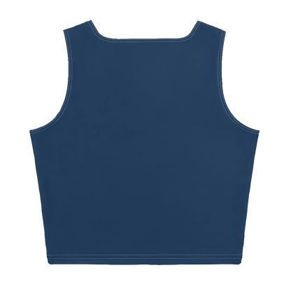 Michigan Upper Peninsula Crop Tank (w/ UP Outline) | Navy