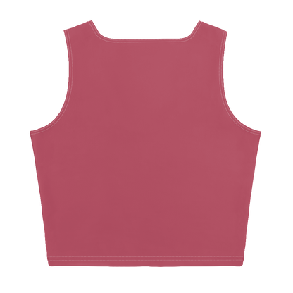 Michigan Upper Peninsula Crop Tank (w/ UP Outline) | Popstar Pink