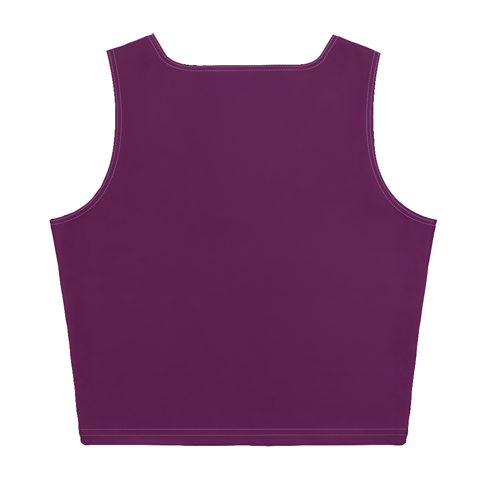 Michigan Upper Peninsula Crop Tank (w/ UP Outline) | Tyrian Purple