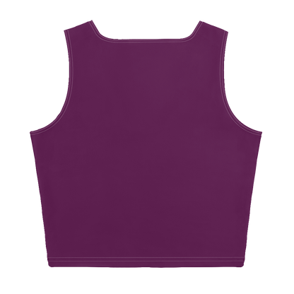 Michigan Upper Peninsula Crop Tank (w/ UP Outline) | Tyrian Purple