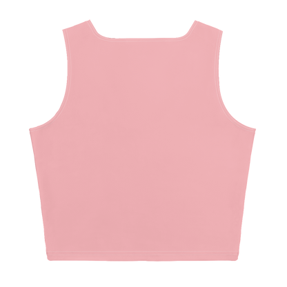 Michigan Upper Peninsula Crop Tank (w/ UP Outline) | Strawberry Pink