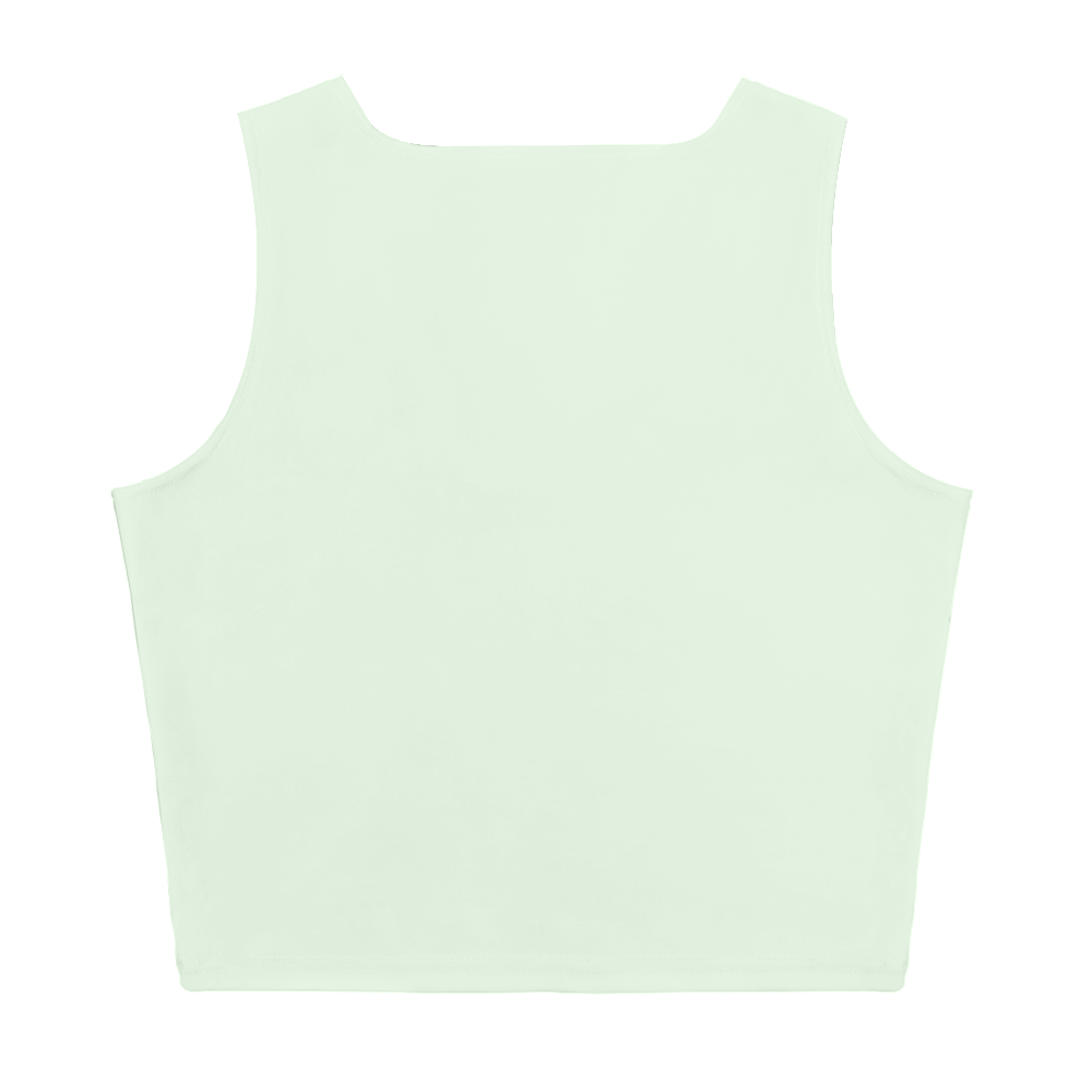 Michigan Upper Peninsula Crop Tank (w/ UP Outline) | Dew Green