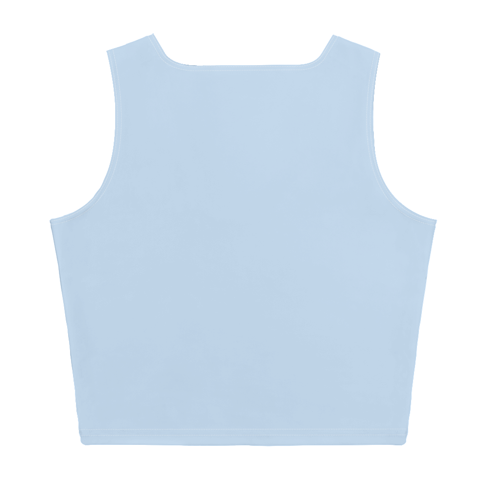 Michigan Upper Peninsula Crop Tank (w/ UP Outline) | Light Blue