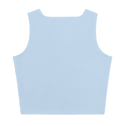 Michigan Upper Peninsula Crop Tank (w/ UP Outline) | Light Blue