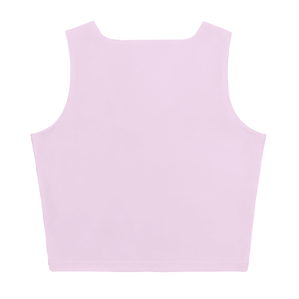 Michigan Upper Peninsula Crop Tank (w/ UP Outline) | Pale Lavender