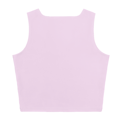 Michigan Upper Peninsula Crop Tank (w/ UP Outline) | Pale Lavender