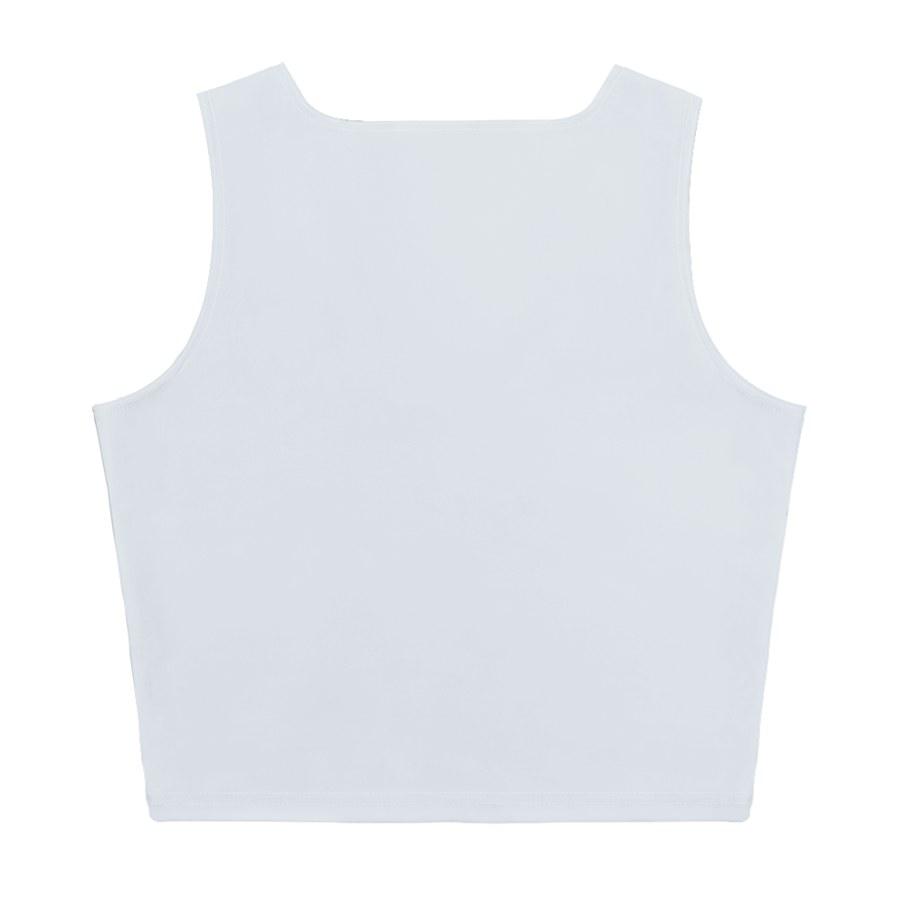 Michigan Upper Peninsula Crop Tank (w/ UP Outline) | Gossy White