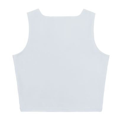 Michigan Upper Peninsula Crop Tank (w/ UP Outline) | Gossy White