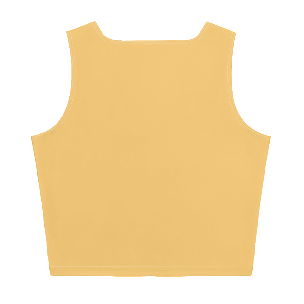 Michigan Upper Peninsula Crop Tank (w/ UP Outline) | Citrine