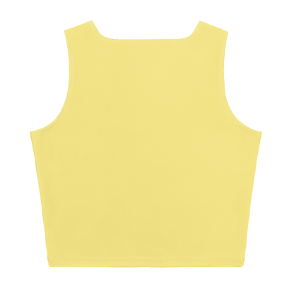 Michigan Upper Peninsula Crop Tank (w/ UP Outline) | Cherry Yellow