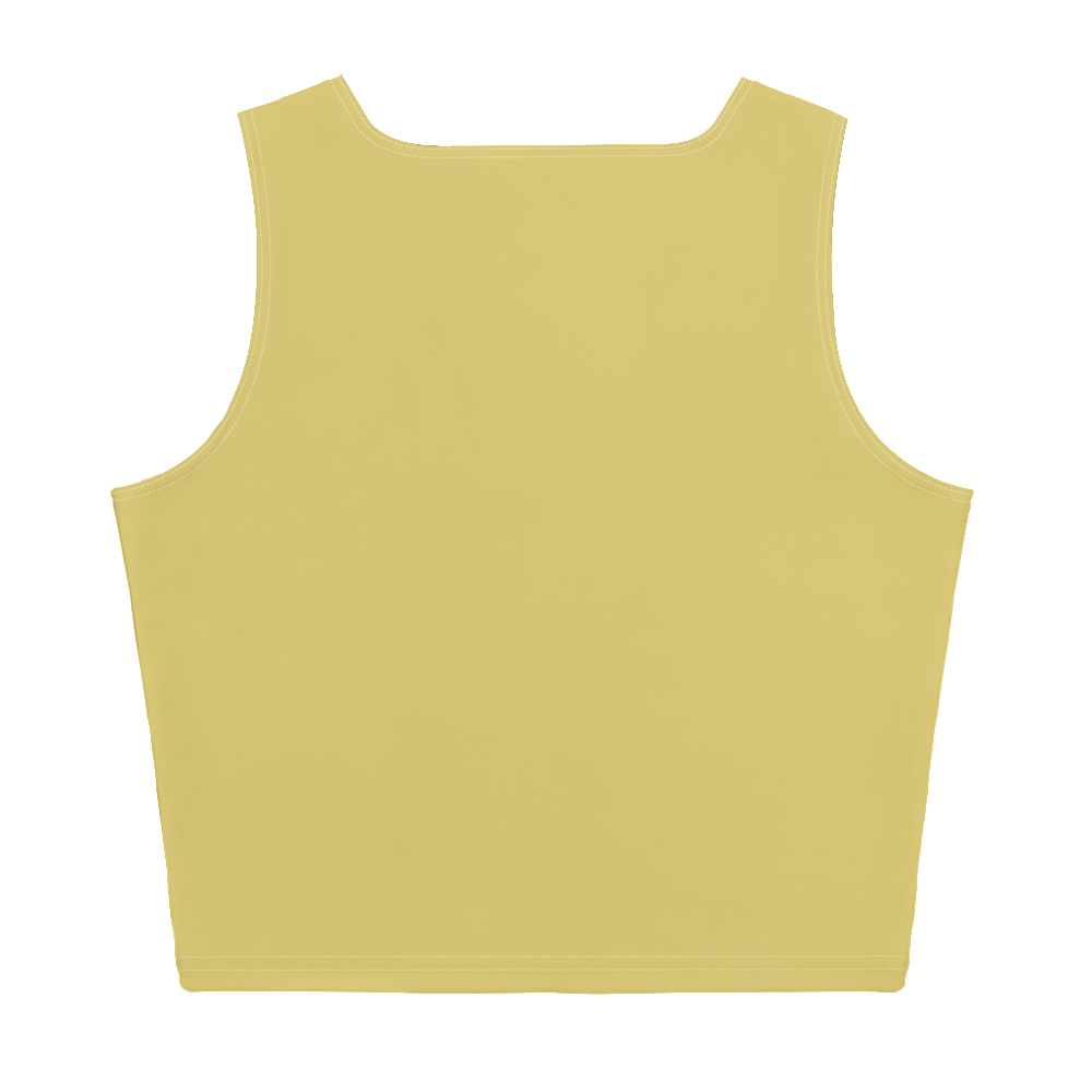 Michigan Upper Peninsula Crop Tank (w/ UP Outline) | Plum Yellow