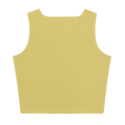 Michigan Upper Peninsula Crop Tank (w/ UP Outline) | Plum Yellow