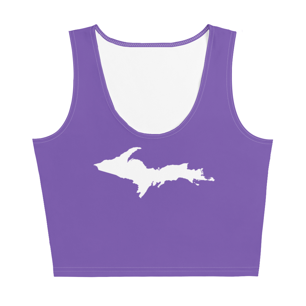 Michigan Upper Peninsula Crop Tank (w/ UP Outline) | Lake Iris