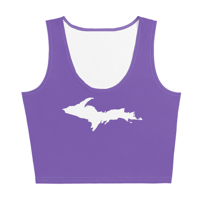 Michigan Upper Peninsula Crop Tank (w/ UP Outline) | Lake Iris