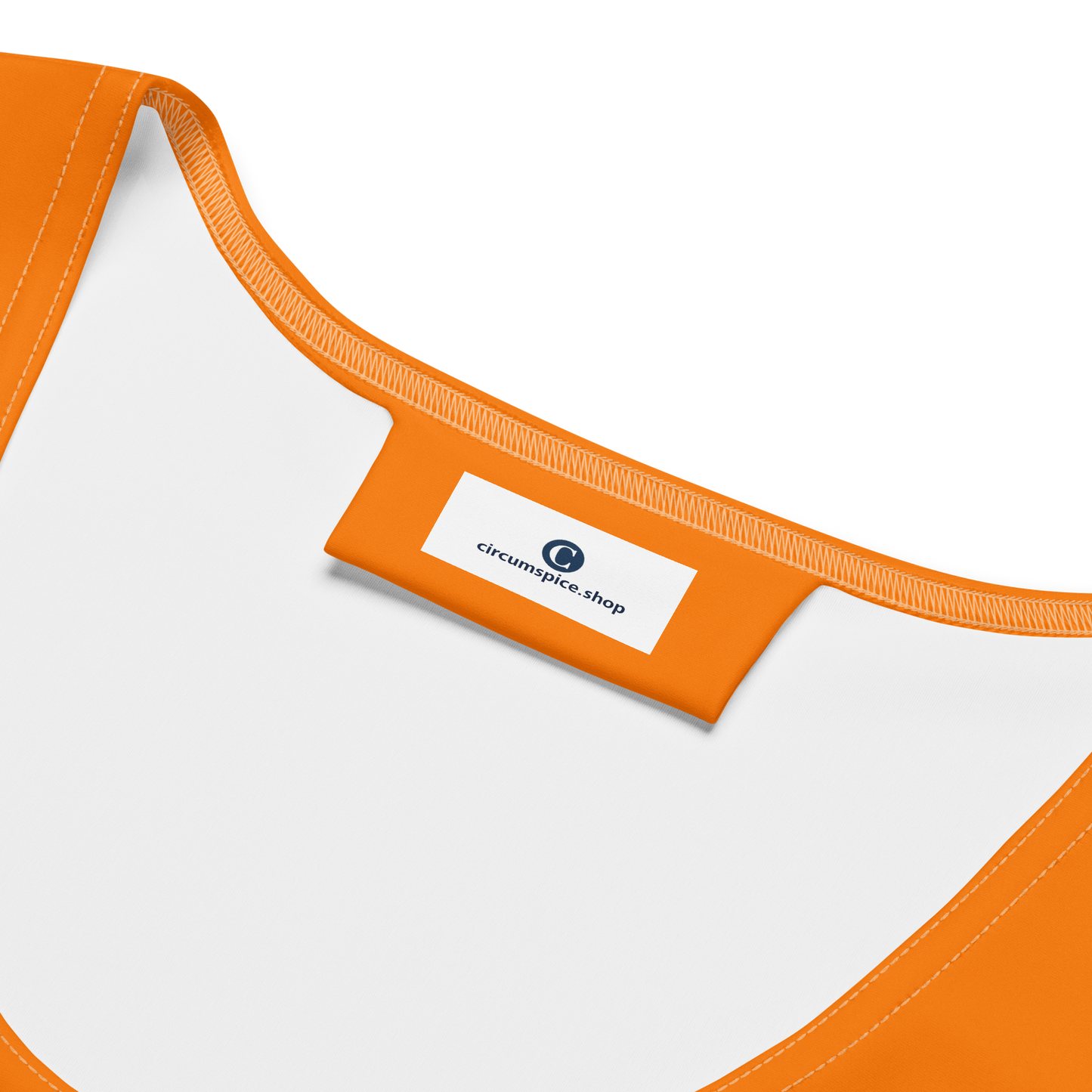 Michigan Upper Peninsula Crop Tank (w/ UP Outline) | Safety Orange