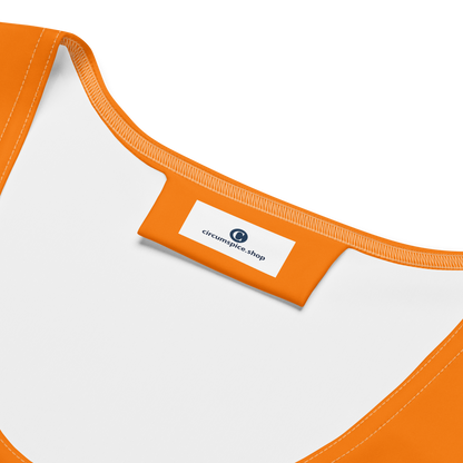 Michigan Upper Peninsula Crop Tank (w/ UP Outline) | Safety Orange