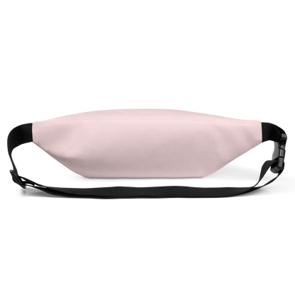 Michigan Upper Peninsula Fanny Pack (w/ Navy UP Outline) | Pale Pink