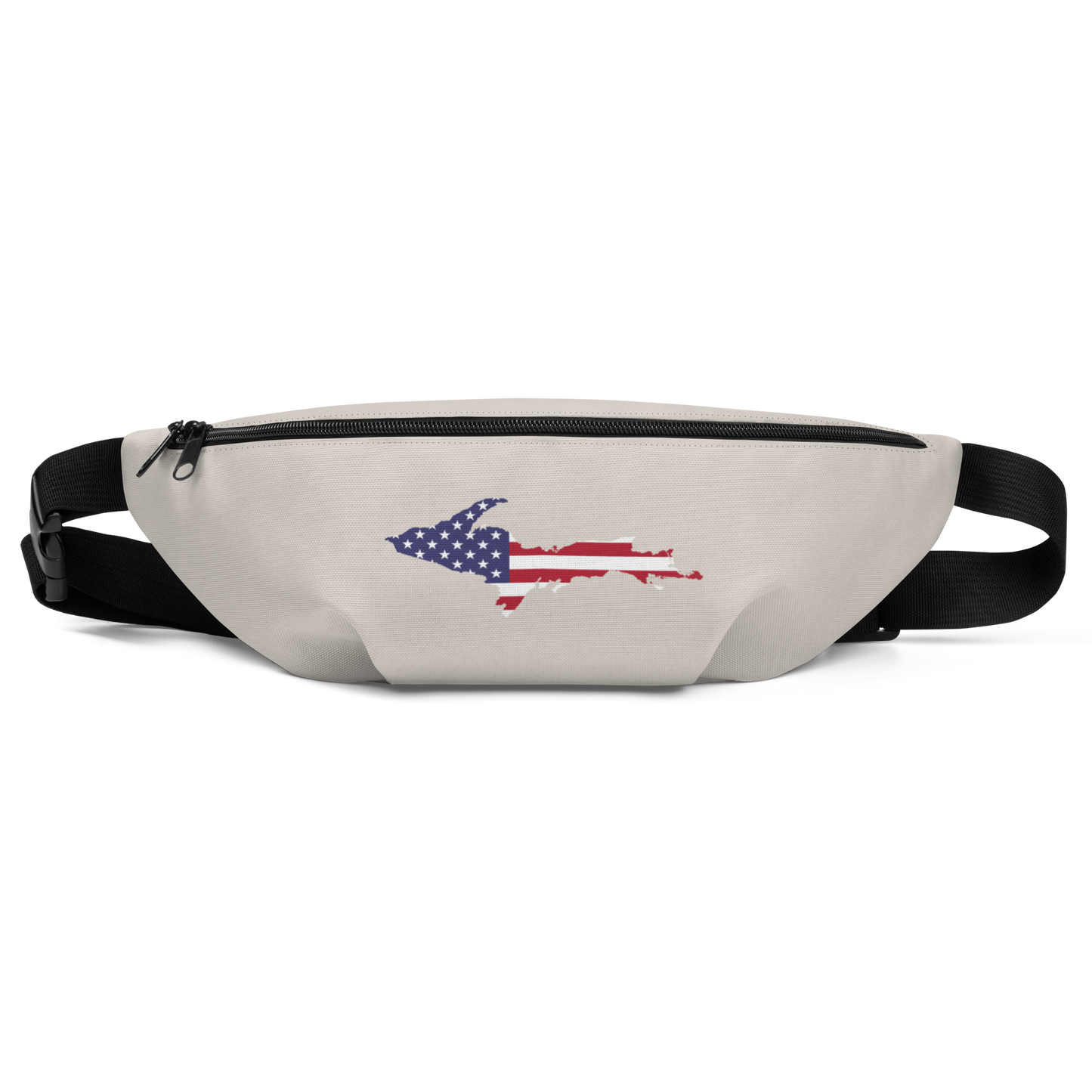 Michigan Upper Peninsula Fanny Pack (w/ UP USA Flag Outline) | Canvas Color