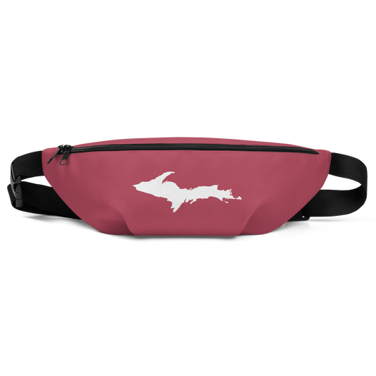 Michigan Upper Peninsula Fanny Pack (w/ UP Outline) | Popstar Pink