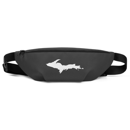 Michigan Upper Peninsula Fanny Pack (w/ UP Outline) | Iron Ore Grey