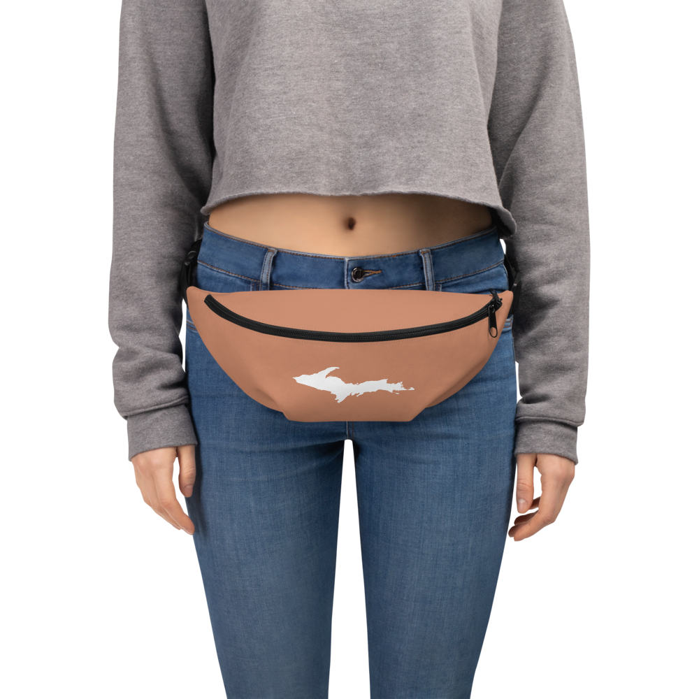 Michigan Upper Peninsula Fanny Pack (w/ UP Outline) | Copper Color