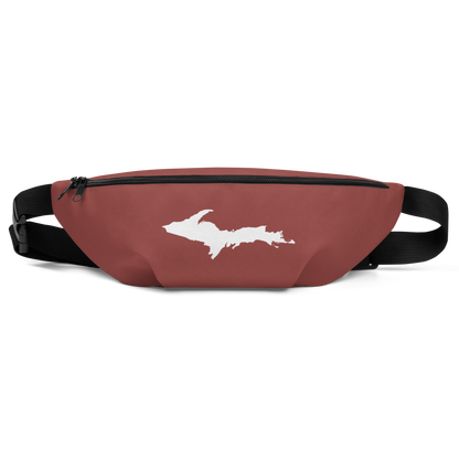 Michigan Upper Peninsula Fanny Pack (w/ UP Outline) | Ore Dock Red