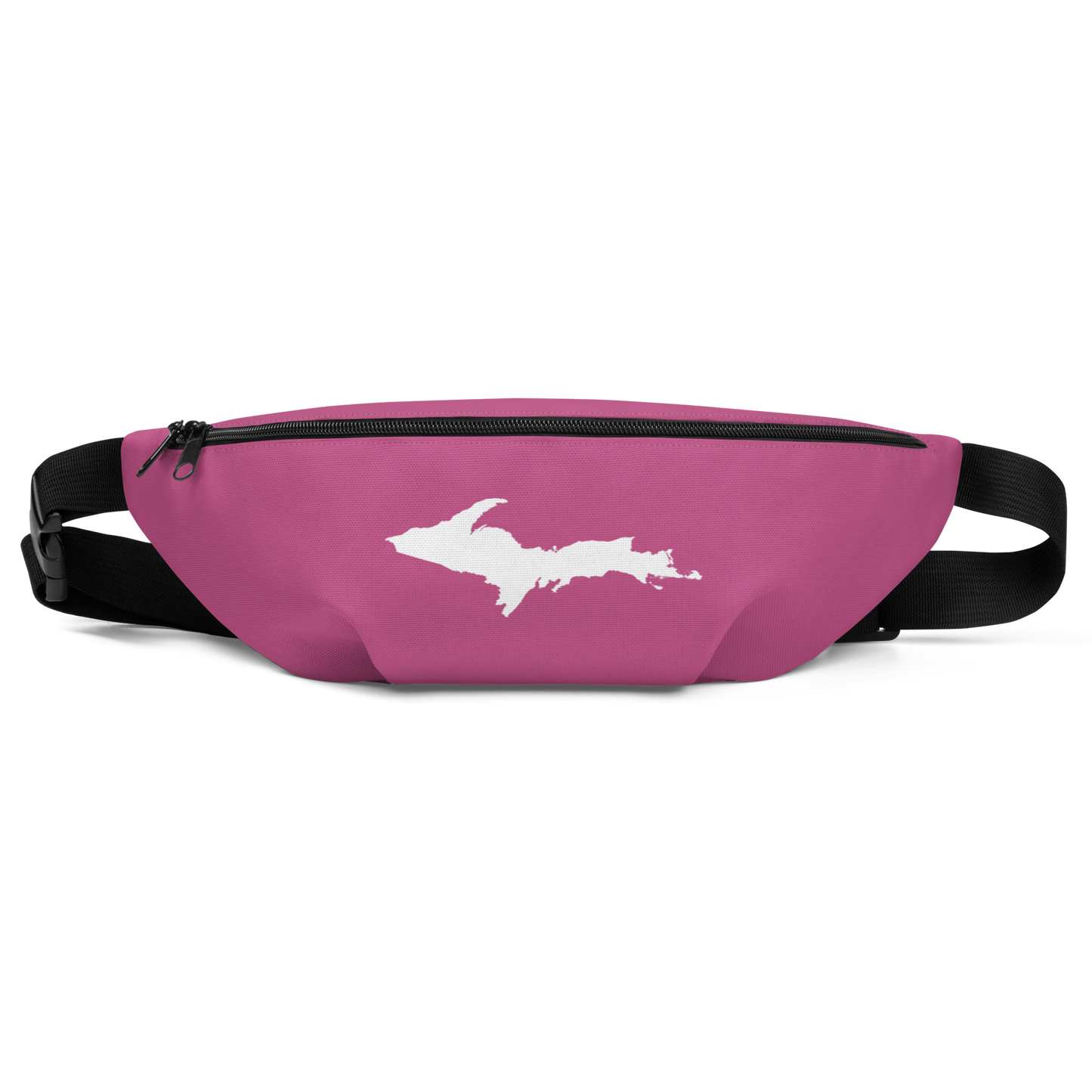 Michigan Upper Peninsula Fanny Pack (w/ UP Outline) | Apple Blossom Pink