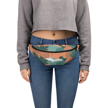 Michigan Upper Peninsula Fanny Pack (w/ UP Outline) | Copper Country Camo