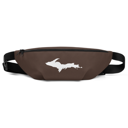 Michigan Upper Peninsula Fanny Pack (w/ UP Outline) | Hickory Color