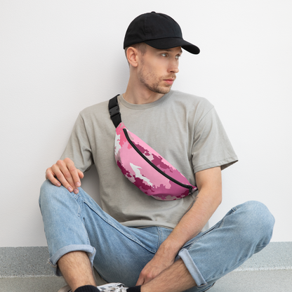 Michigan Upper Peninsula Fanny Pack (w/ UP Outline) | Pink Camo