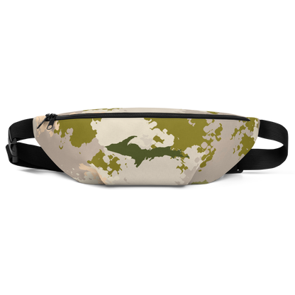 Michigan Upper Peninsula Fanny Pack (w/ UP Outline) | Rosy Mound Camo