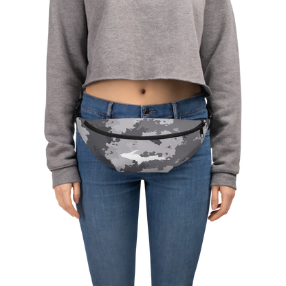 Michigan Upper Peninsula Fanny Pack (w/ UP Outline) | Iron Ore Camo