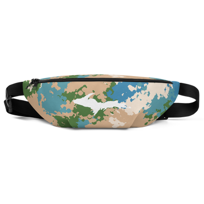 Michigan Upper Peninsula Fanny Pack (w/ UP Outline) | Sleeping Bear Camo