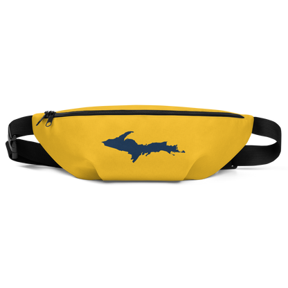 Michigan Upper Peninsula Fanny Pack (w/ Navy UP Outline) | Gold