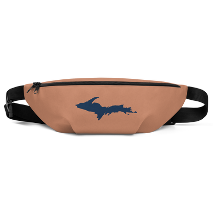 Michigan Upper Peninsula Fanny Pack (w/ Navy UP Outline) | Copper Color