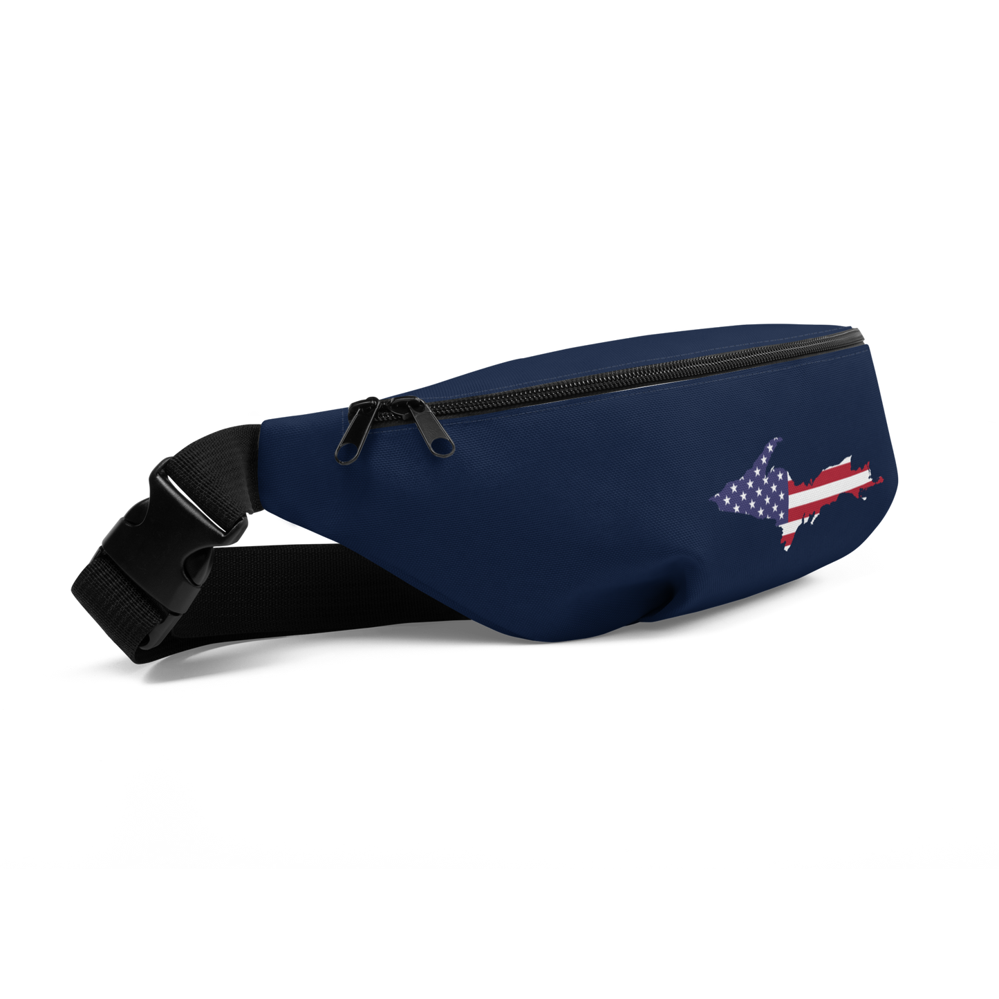 Michigan Upper Peninsula Fanny Pack (w/ UP USA Flag Outline) | Navy