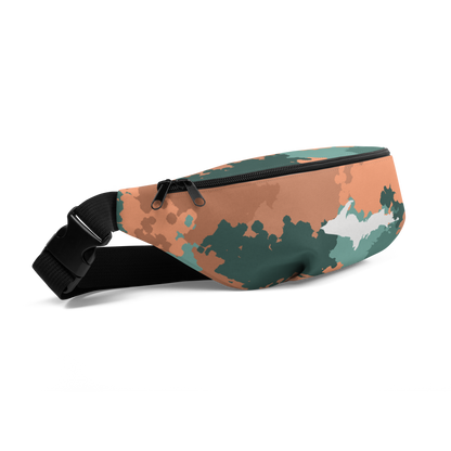 Michigan Upper Peninsula Fanny Pack (w/ UP Outline) | Copper Country Camo