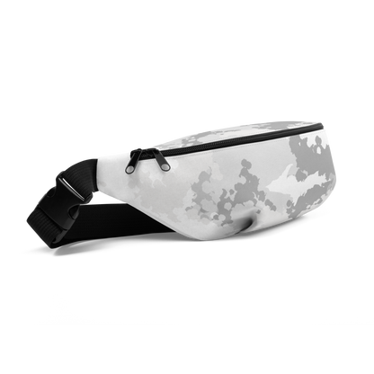 Michigan Upper Peninsula Fanny Pack (w/ UP Outline) | Snow Camo