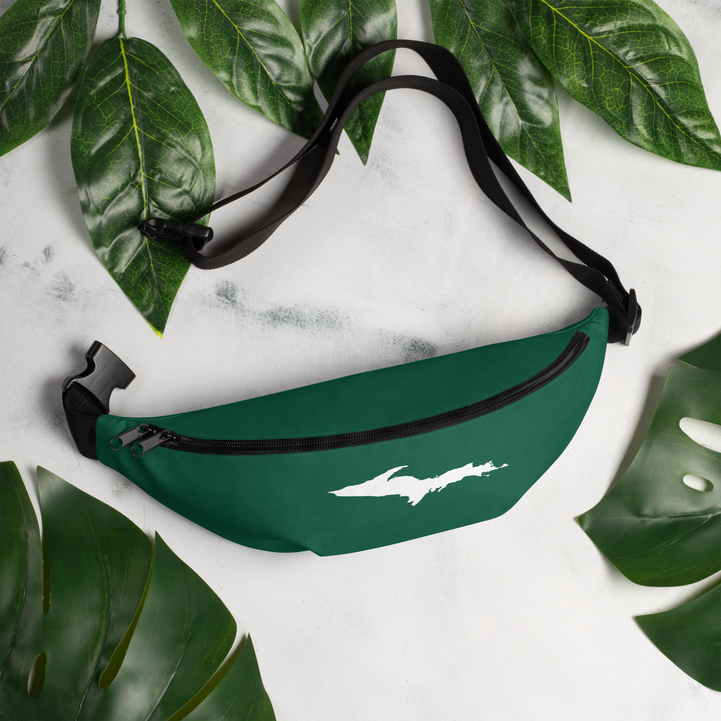 Michigan Upper Peninsula Fanny Pack (w/ UP Outline) | Superior Green