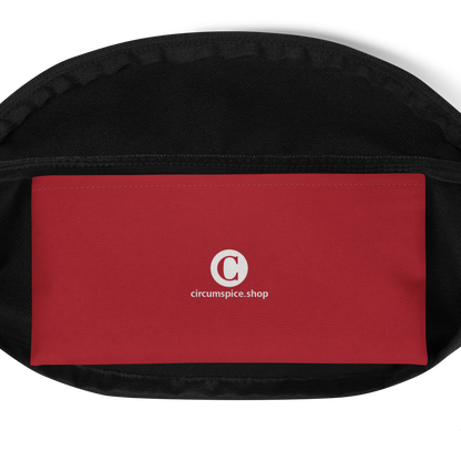 Michigan Upper Peninsula Fanny Pack (w/ UP Outline) | Thimbleberry Red