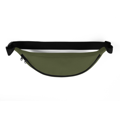 Michigan Upper Peninsula Fanny Pack (w/ UP USA Flag Outline) | Army Green