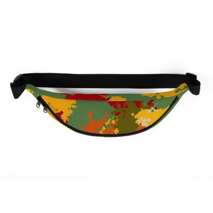 Michigan Upper Peninsula Fanny Pack (w/ UP Outline) | Fall Colors Camo