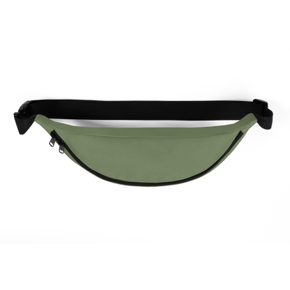 Michigan Upper Peninsula Fanny Pack (w/ Navy UP Outline) | Camo Green