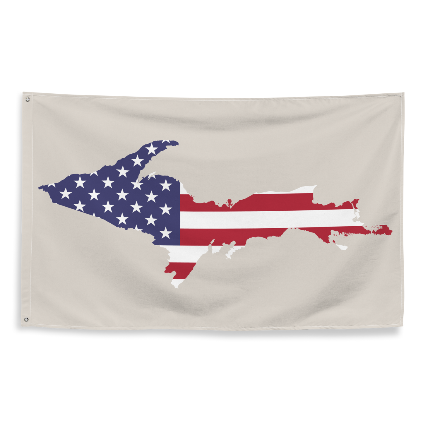 Michigan Upper Peninsula Wall Flag (w/ UP USA Flag) | Canvas Color