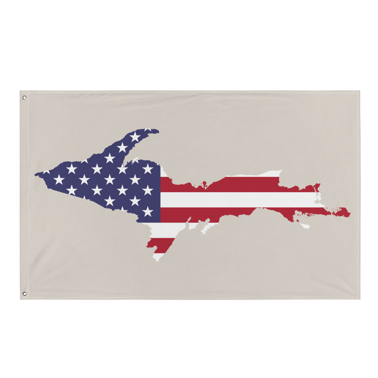 Michigan Upper Peninsula Wall Flag (w/ UP USA Flag) | Canvas Color